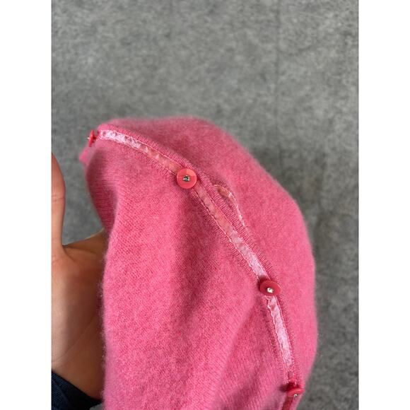 Parisian Signature Cashmere Sweater Womens Large Pink Preppy Casual Warm Cozy - Picture 10 of 10
